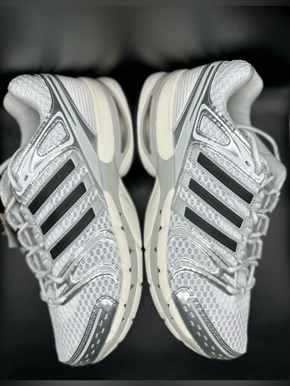 Adidas Adistar Control 5 Men’s Size 11.5 Silver Metallic (NEW) JQ4168 No Box